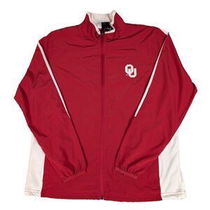 Oklahoma Sooners‎ Full Zip Windproof Golf Jacket by Colossuem Athletics - Medium